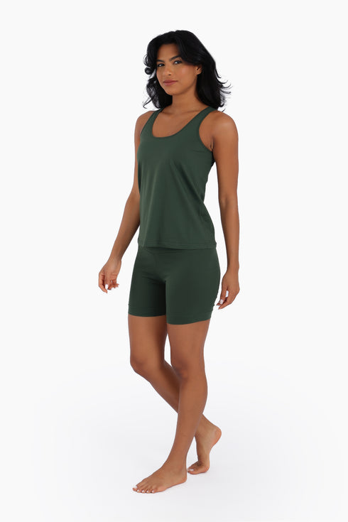Lining shorts in cotton jersey, with elastic waist